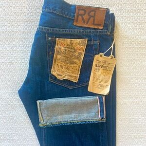 RRL Slim Bootcut Jeans NWT
